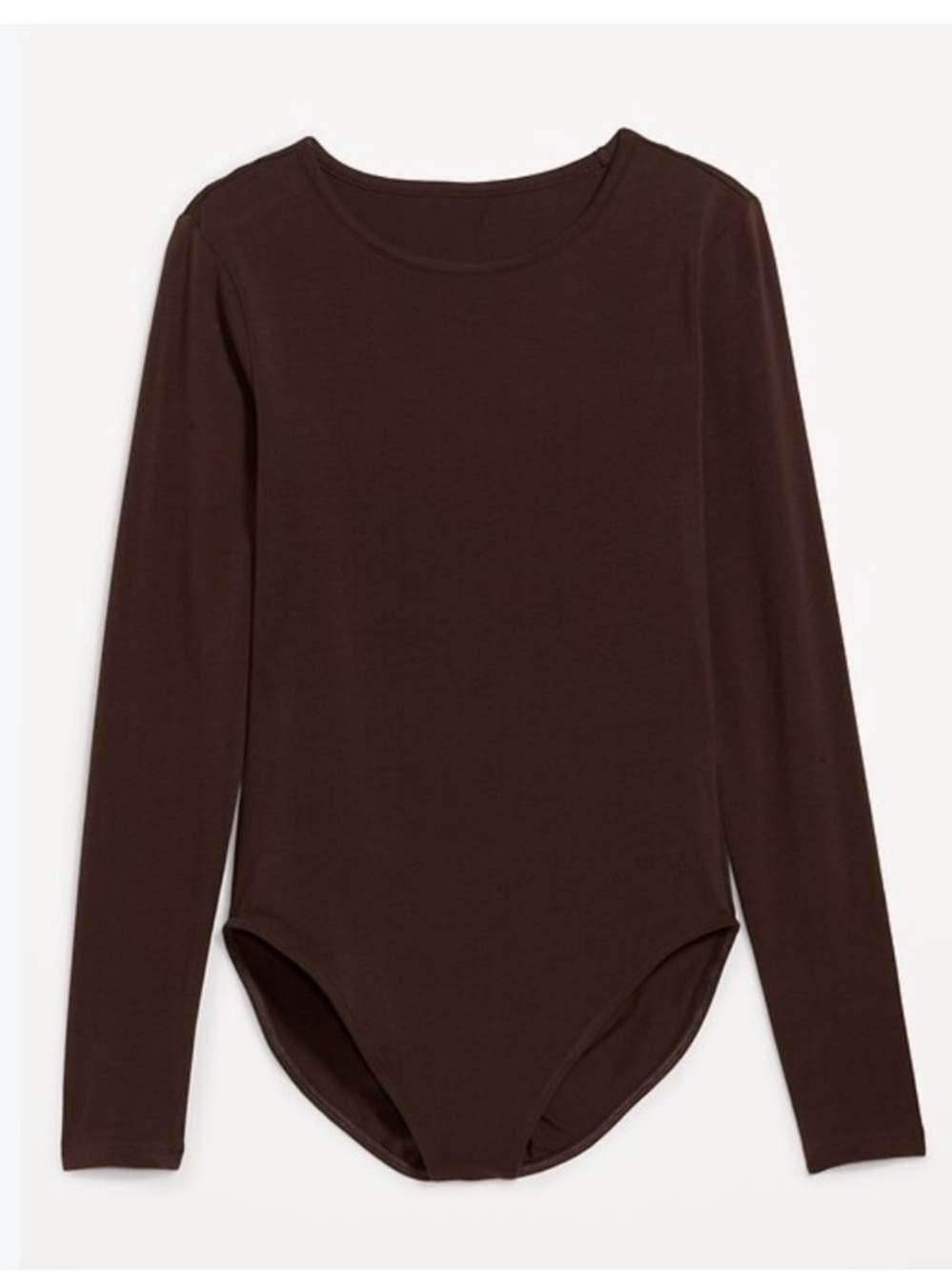 Old Navy Brown Long-Sleeve Women's Bodysuit